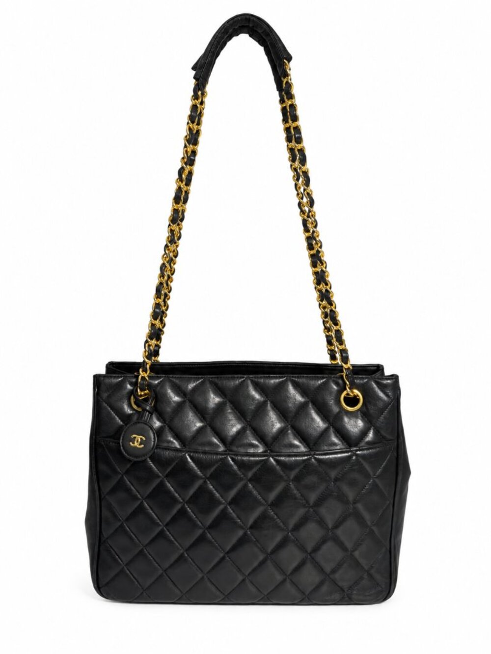 Chanel Matelasse Quihed Chain Tote Bag